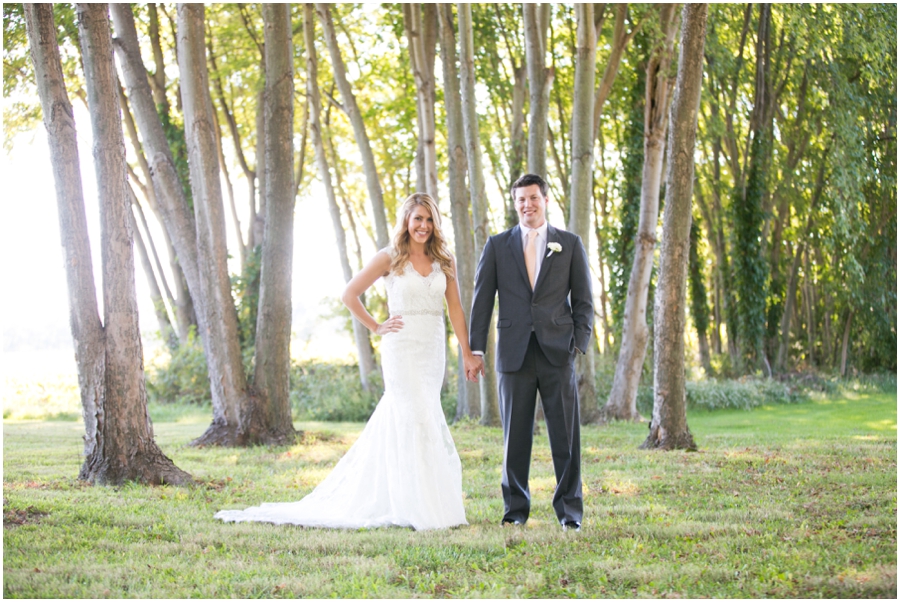 Kent Manor Inn First Look - Eastern Shore Wedding Photographer