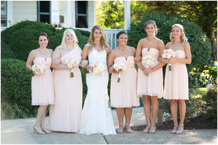 Kent Manor Inn Bridal Party - Eastern Shore Wedding Photographer