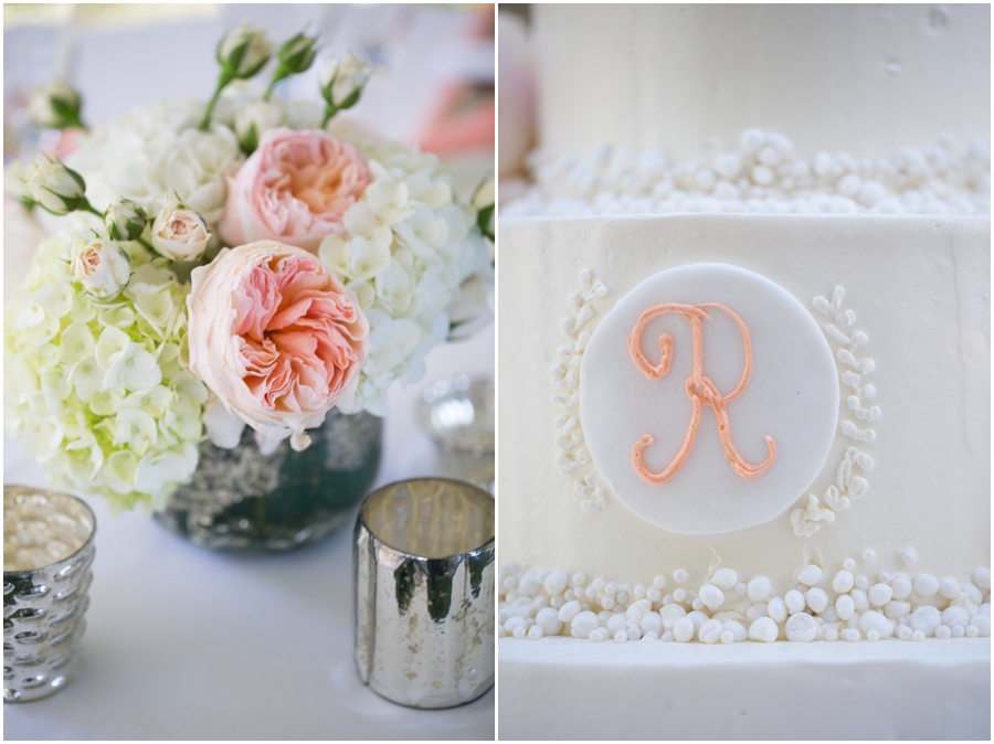 Kent Manor Inn Tented Wedding - Intrigue Design & Decor Coral Florals