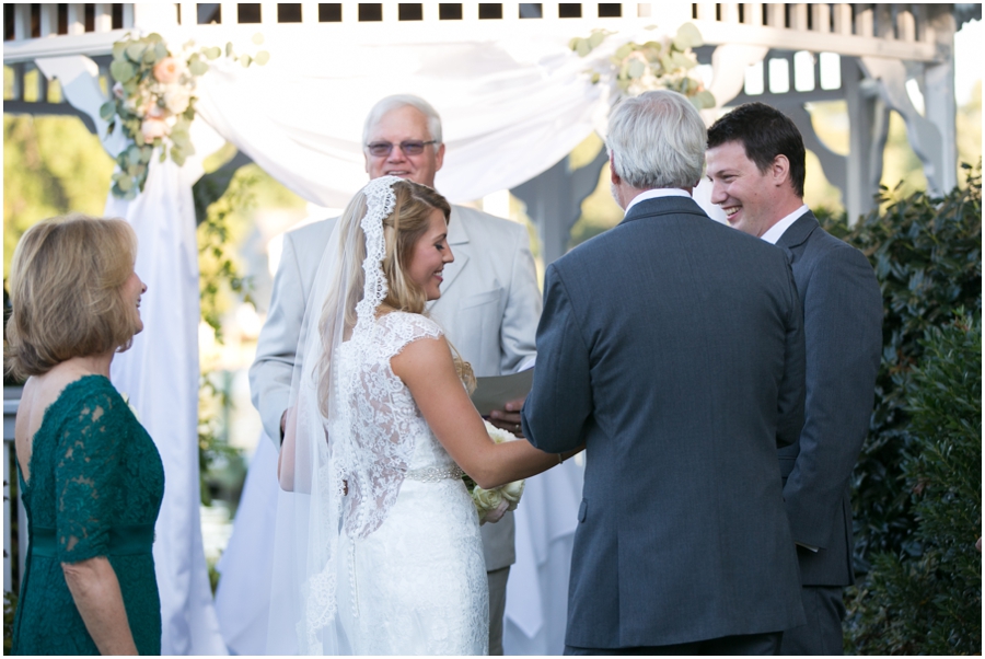 Kent Manor Inn Outdoor Ceremony - Eastern Shore Waterfront Wedding