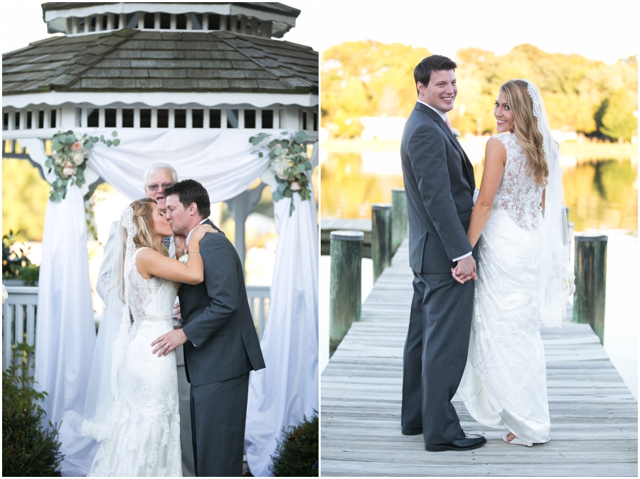 Kent Manor Inn Outdoor Ceremony - Eastern Shore Waterfront Wedding