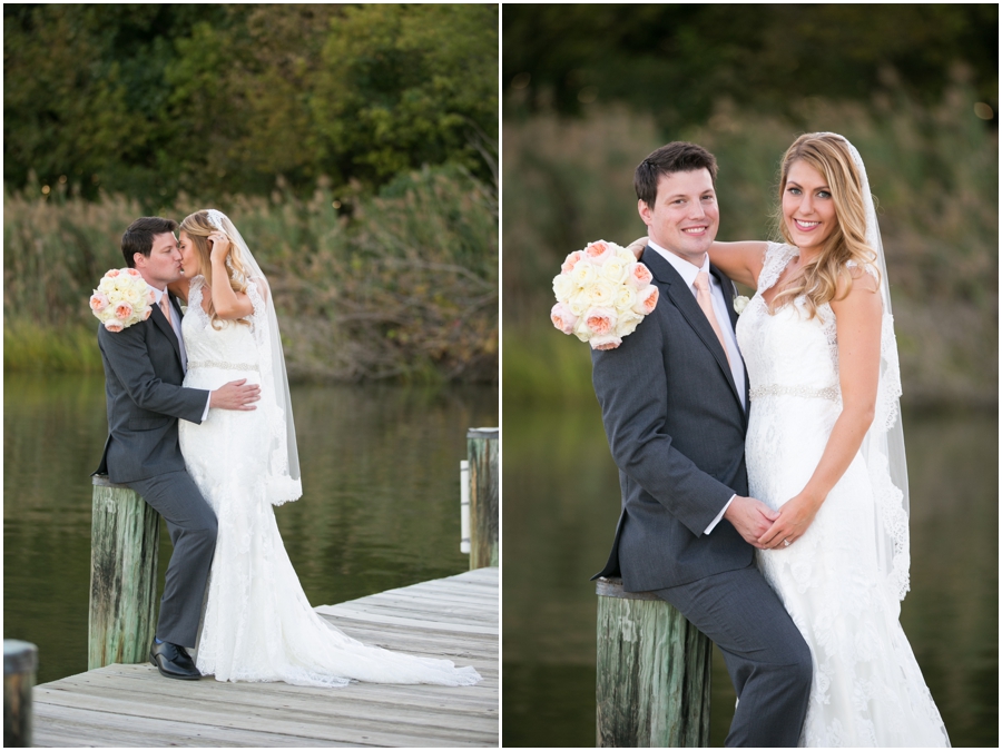 Kent Manor Inn Wedding Photographer - Eastern Shore Waterfront Sunset