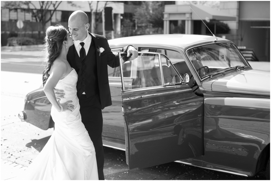 Washington DC Wedding Photographer - Holy Rosary Church - Rolls Royce