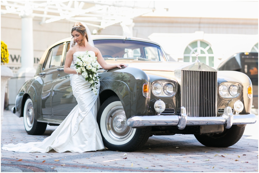 Washington DC Wedding Photographer - Holy Rosary Church - Rolls Royce