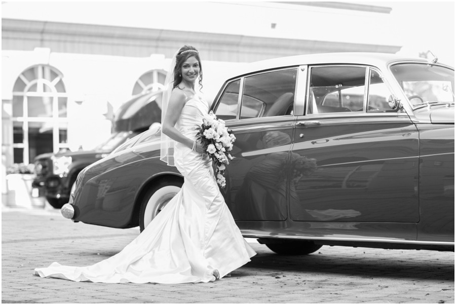 DC Westin Wedding Photographer - Westin Annapolis Rolls Royce