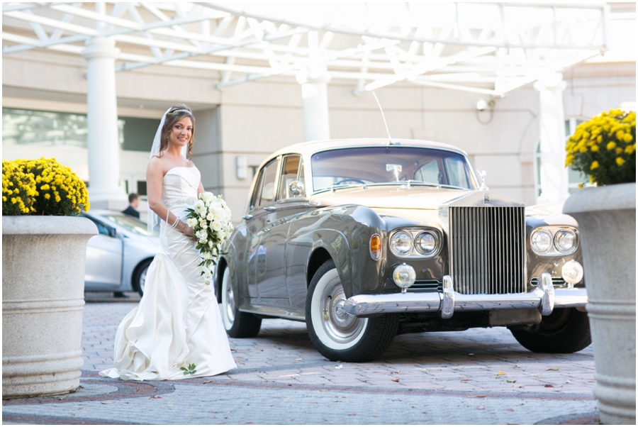 DC Westin Wedding Photographer - Westin Annapolis Rolls Royce