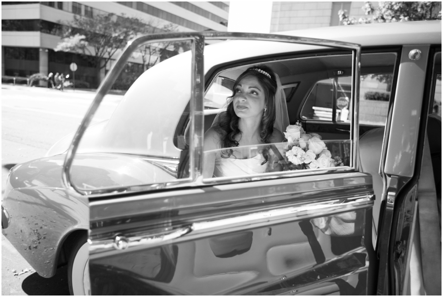 Washington DC Wedding Photographer - Holy Rosary Church - Rolls Royce