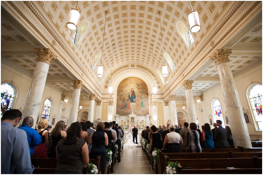 Washington DC Wedding Ceremony - Holy Rosary Church