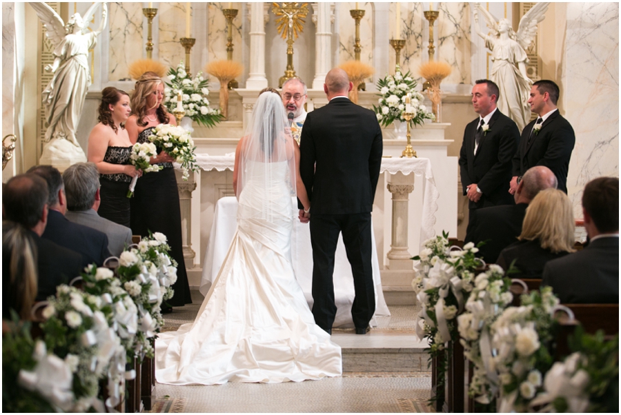 Washington DC Italian Wedding Ceremony - Holy Rosary Church