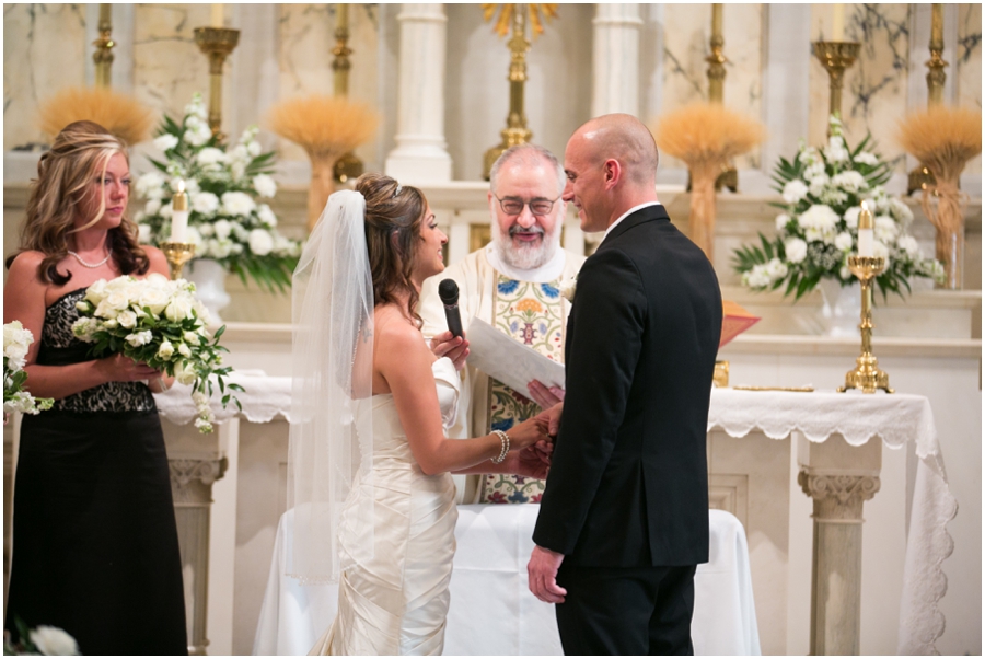 Washington DC Italian Wedding Ceremony - Holy Rosary Church