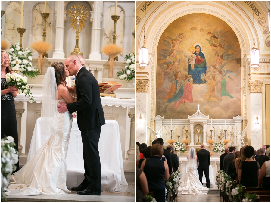 Washington DC Italian Wedding Ceremony - Holy Rosary Church