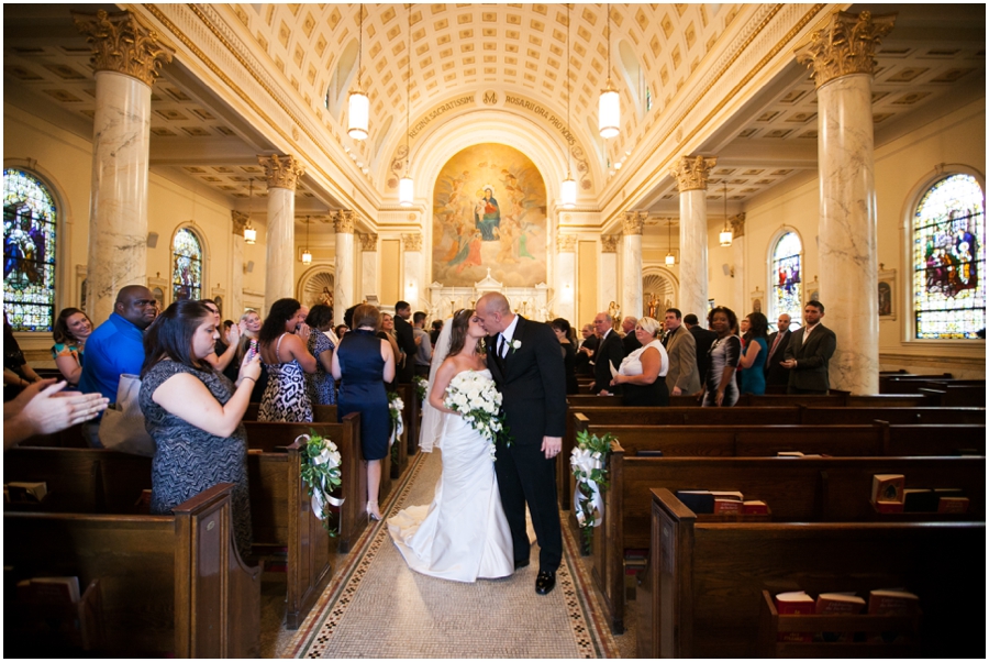 Washington DC Italian Wedding Ceremony - Holy Rosary Church