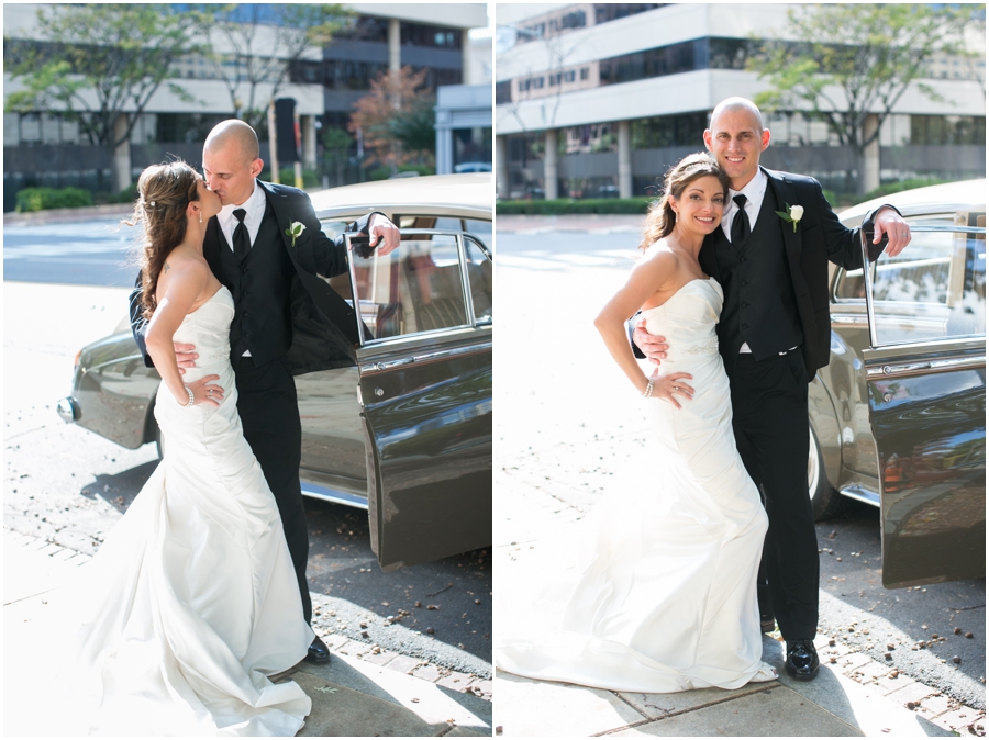 Washington DC Wedding Photograph - Holy Rosary Church Fall Wedding - Rolls Royce