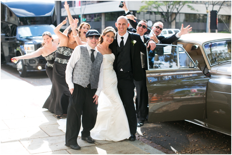 Washington DC Wedding Photograph - Holy Rosary Church Fall Wedding - Rolls Royce