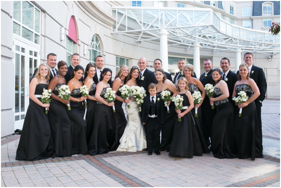 Downtown Westin Annapolis Wedding Party - Traveling Wedding Photographer