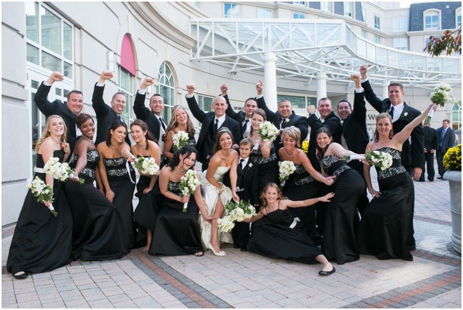 Downtown Westin Annapolis Wedding Party - Traveling Wedding Photographer