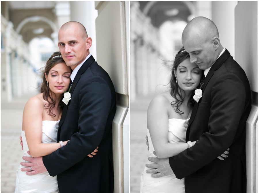 Downtown Annapolis Wedding Portrait - Annapolis Wedding Photographer - Ellie's Bridal