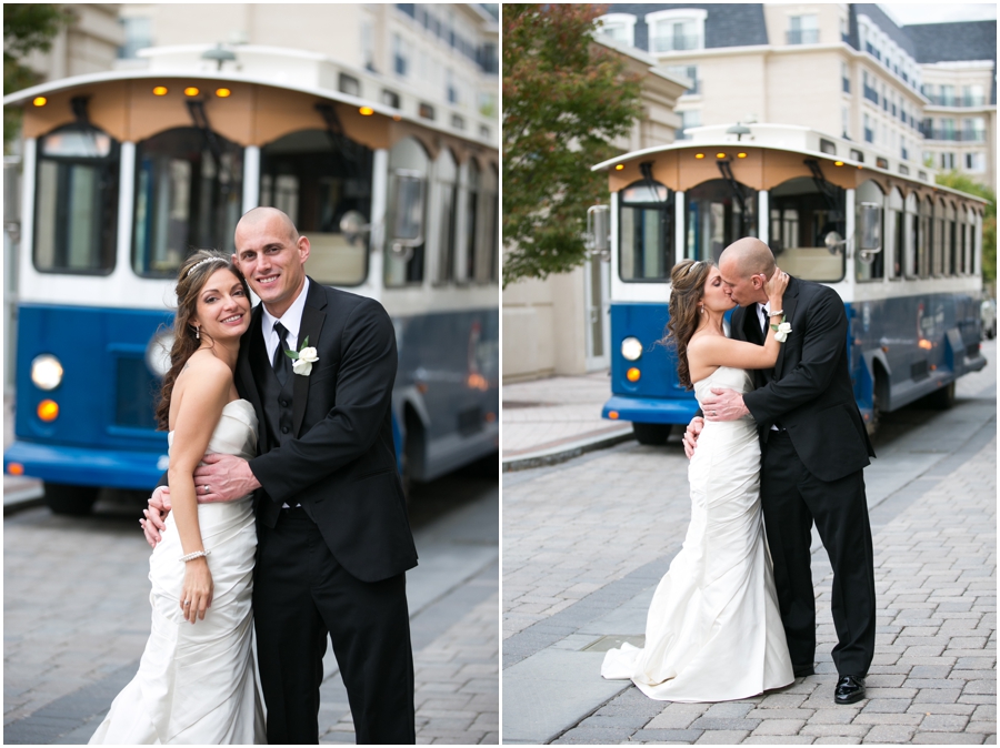 Blue Trolley - Downtown Westin Annapolis Wedding Photographer