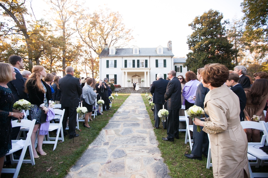 Rust Manor House Leesburg VA Garden Ceremony - Elizabeth Bailey Weddings