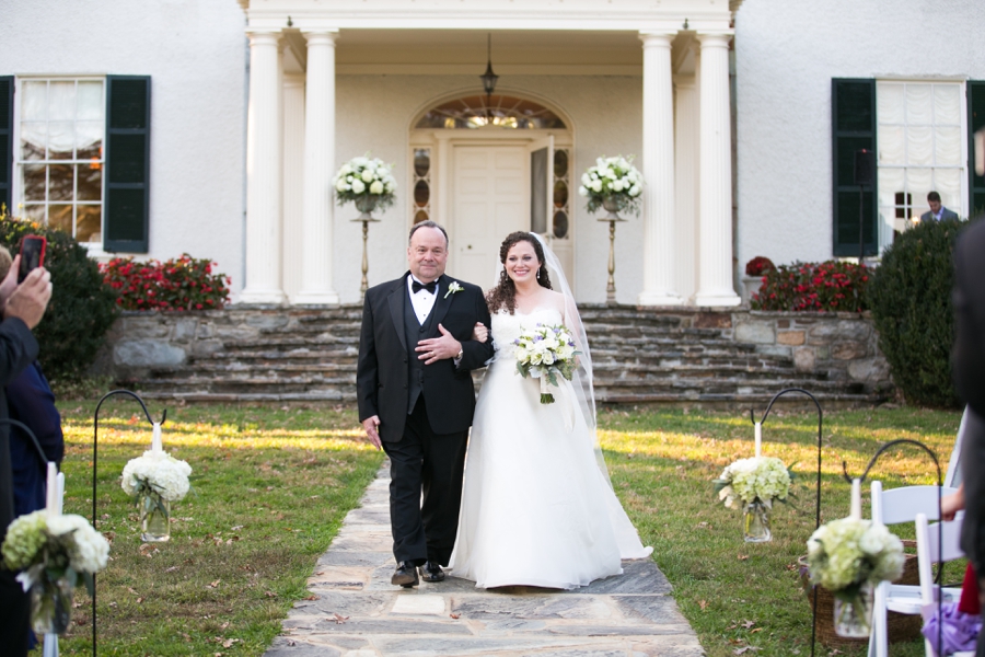 Rust Manor House Leesburg VA Garden Ceremony - Elizabeth Bailey Weddings