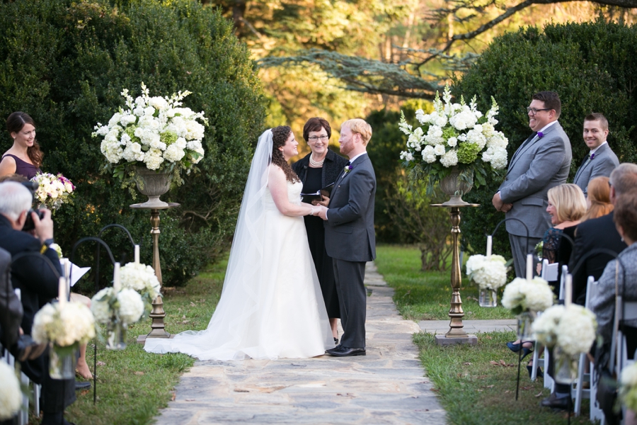 Rust Manor House Leesburg VA Garden Ceremony - Elizabeth Bailey Weddings