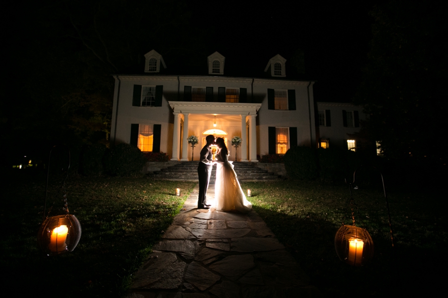 Rust Manor House Bubbles Exit Reception - Elizabeth Bailey Weddings