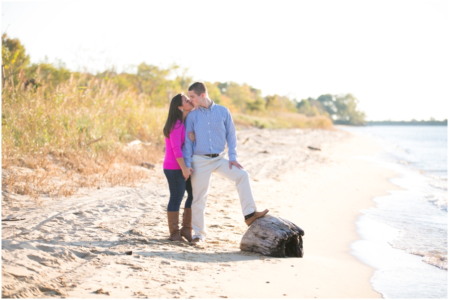 Terrapin Beach Park Engagement Session - Chesapeake Bay Beach Club