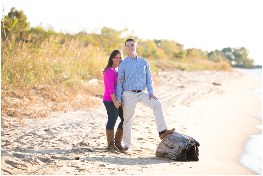 Terrapin Beach Park Engagement Session - Chesapeake Bay Beach Club