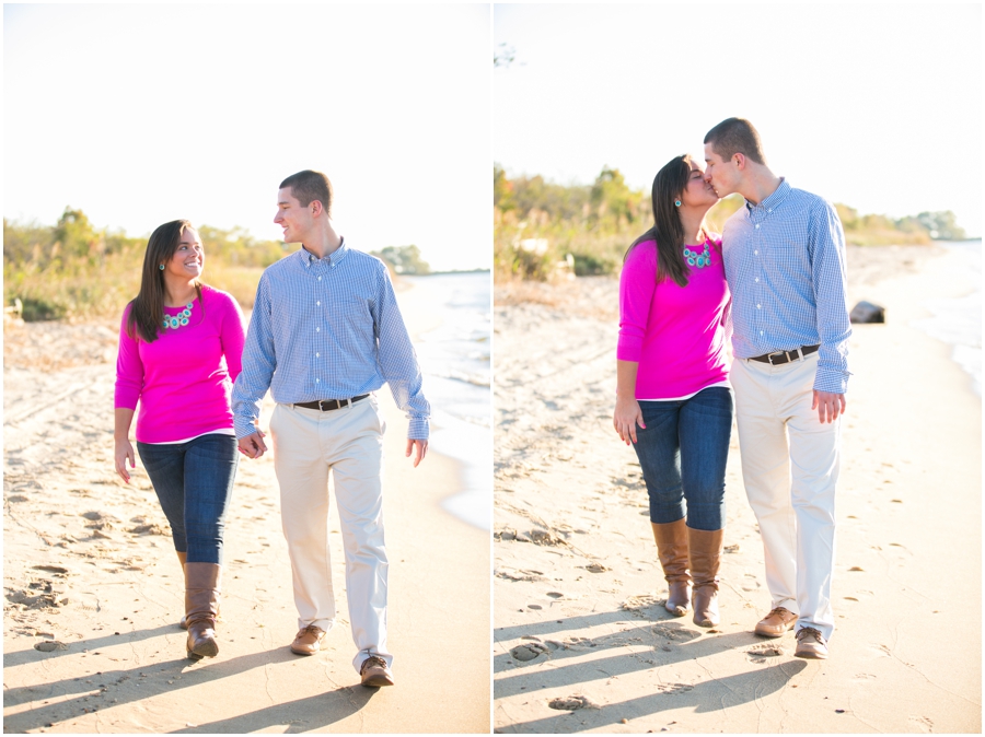 Terrapin Beach Park Engagement Session - Chesapeake Bay Beach Club