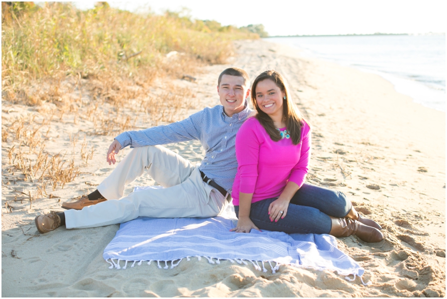 Eastern Shore Beach Engagement Session - Terrapin Beach Park