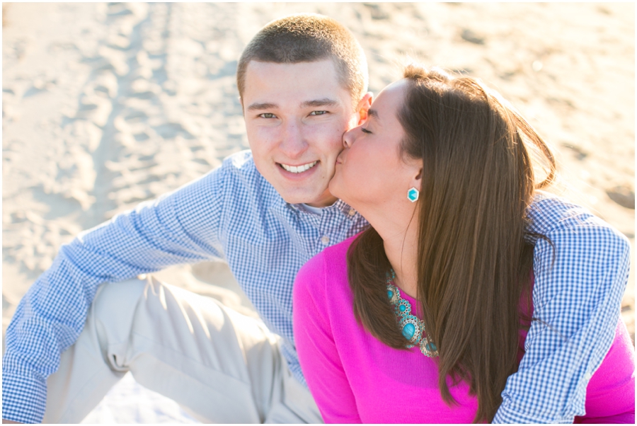 Eastern Shore Beach Engagement Session - Terrapin Beach Park