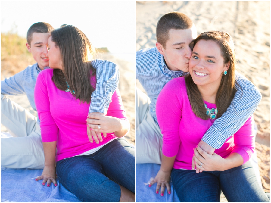 Eastern Shore Beach Engagement Session - Terrapin Beach Park