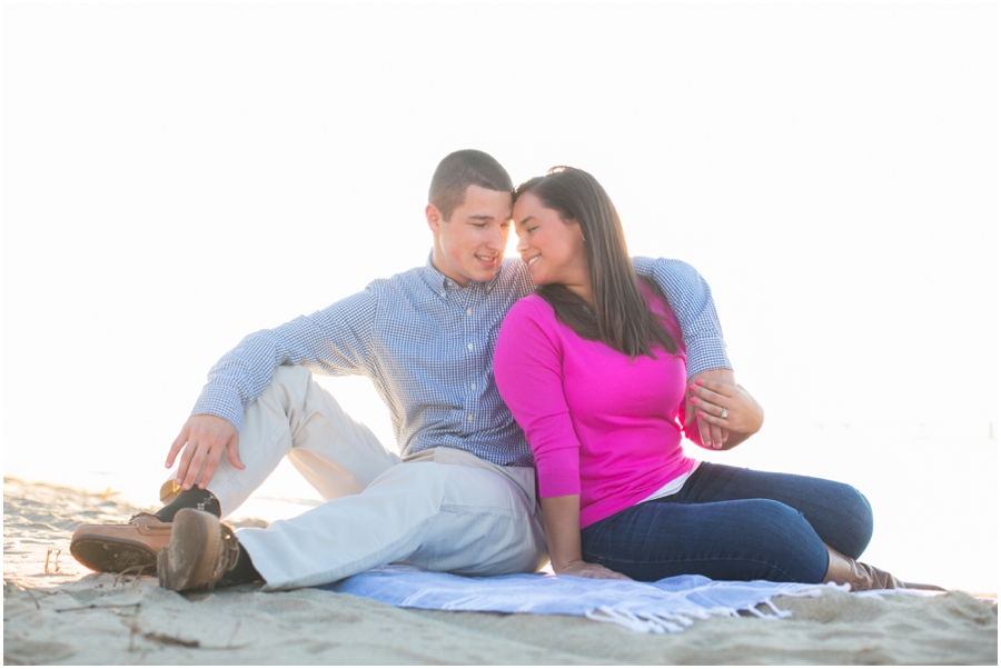 Eastern Shore Beach Engagement Session - Terrapin Beach Park