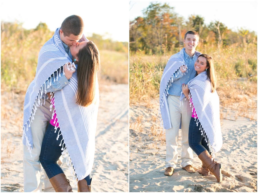 Eastern Shore Beach Engagement Session - Terrapin Beach Park