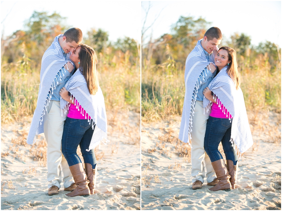 Eastern Shore Beach Engagement Session - Terrapin Beach Park