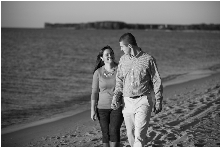 Chesapeake Bay Engagement Session - Terrapin Beach Park