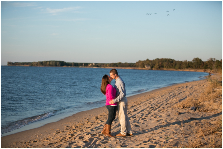 Chesapeake Bay Engagement Session - Terrapin Beach Park