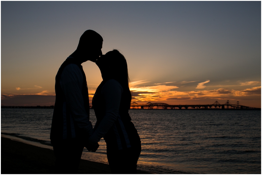 Chesapeake Bay Engagement Session - Terrapin Beach Park