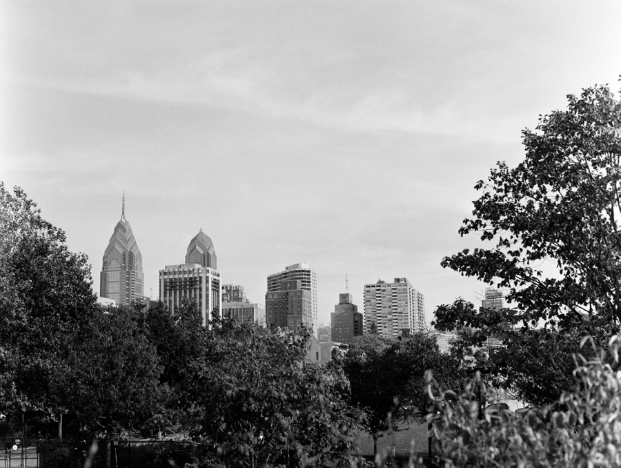 Philadelphia Film Photographer - Center City Philadelphia sky line