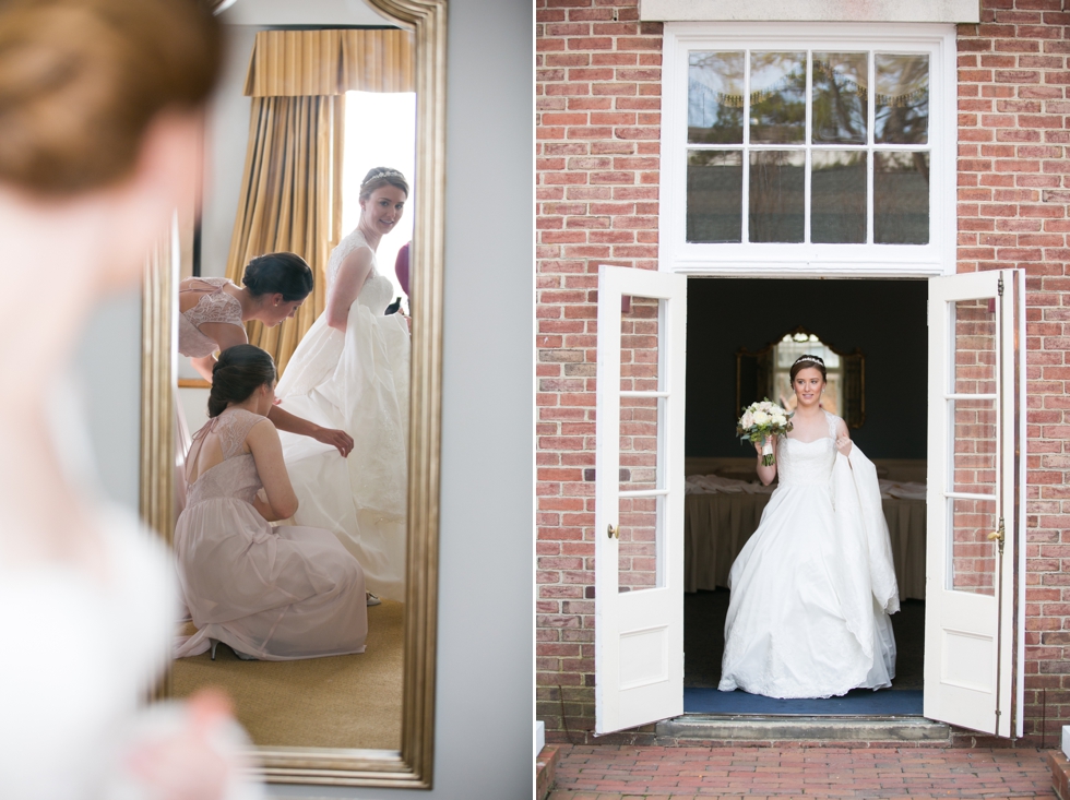 Winter Tidewater Inn Wedding Photographer - Betsy Robinson's Bridal Collection