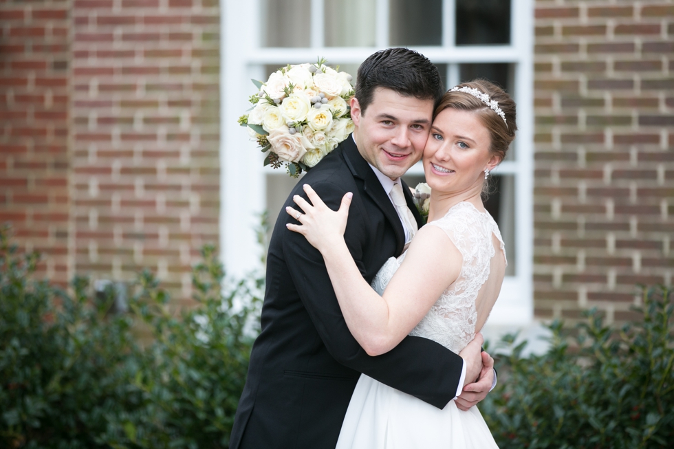 Eastern Shore Winter Wedding First Look