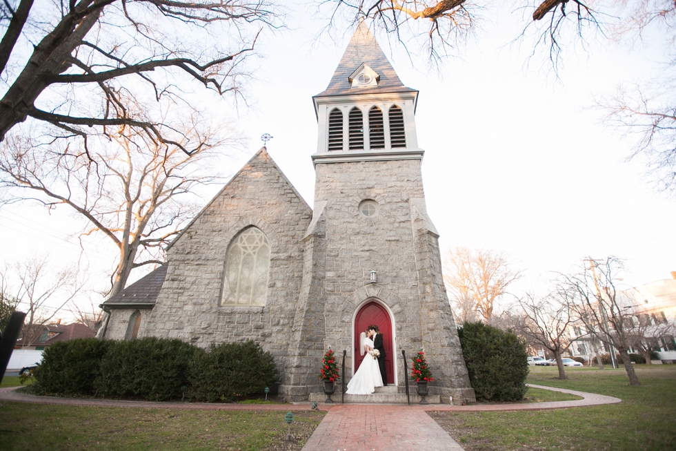 Easton Trinity Cathedral Winter Wedding Photographer - Monteray Farms