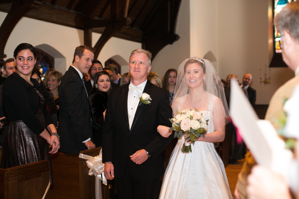 Easton Trinity Cathedral Winter Wedding Ceremony