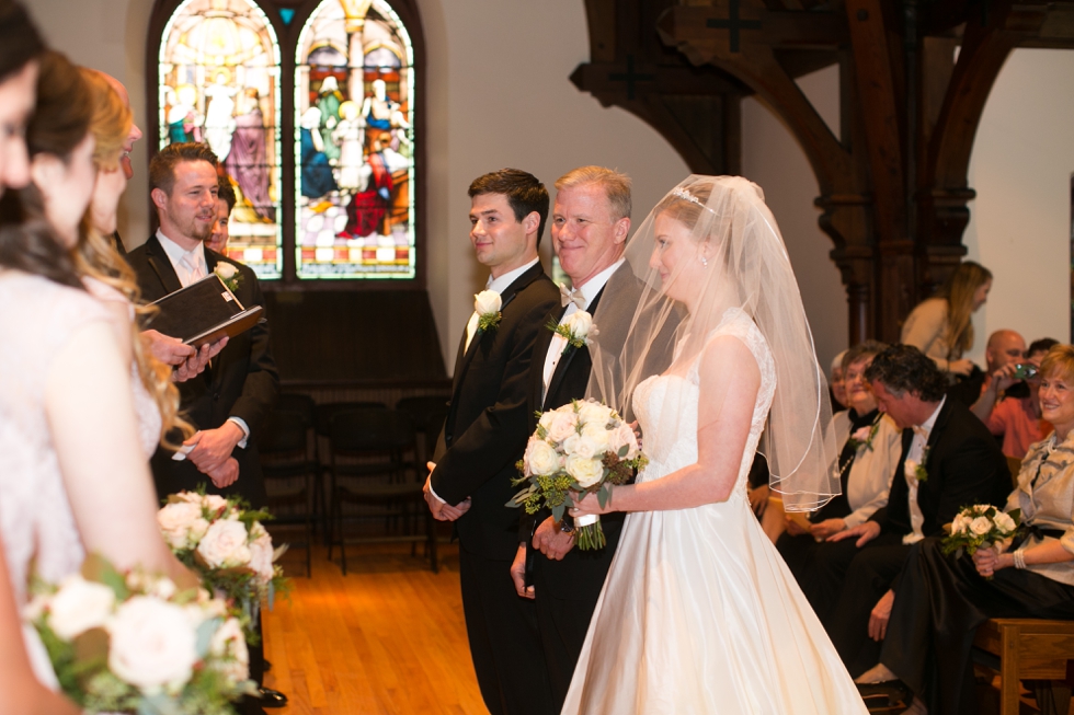 Easton Trinity Cathedral Winter Wedding Ceremony