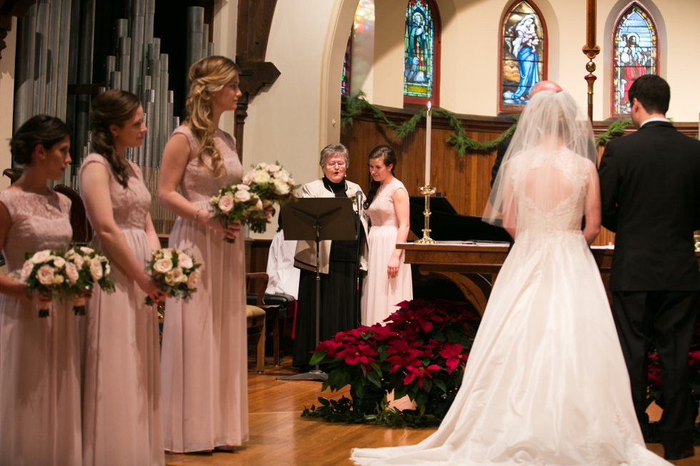 Easton Trinity Cathedral Winter Wedding Ceremony