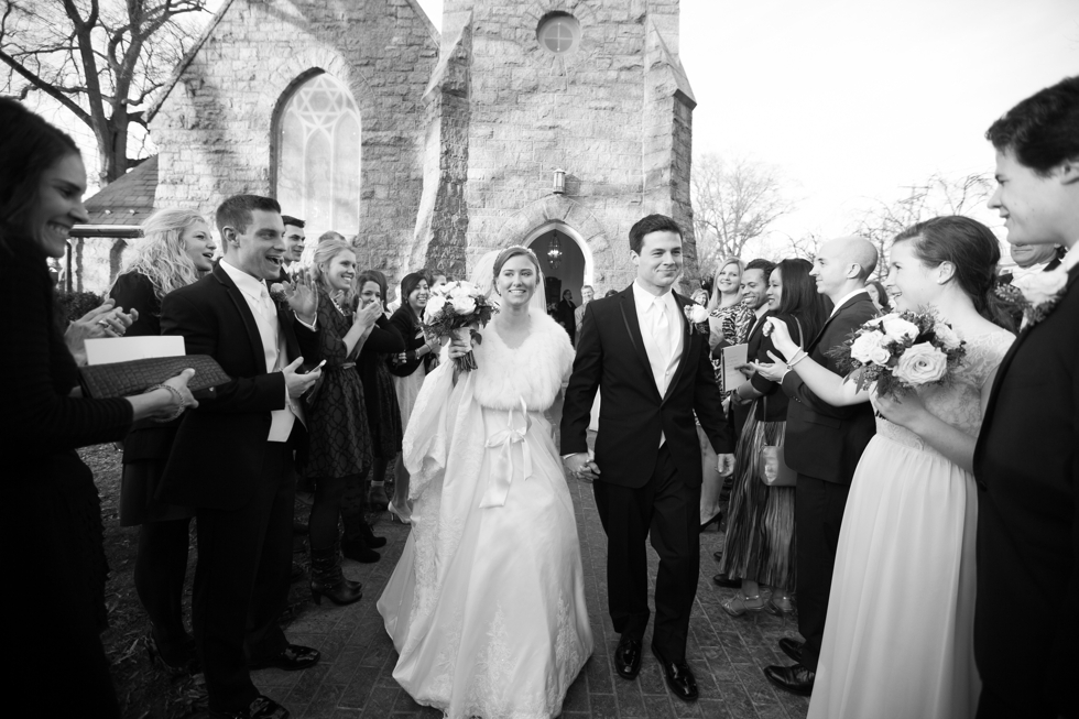 Easton Trinity Cathedral Winter Wedding Ceremony