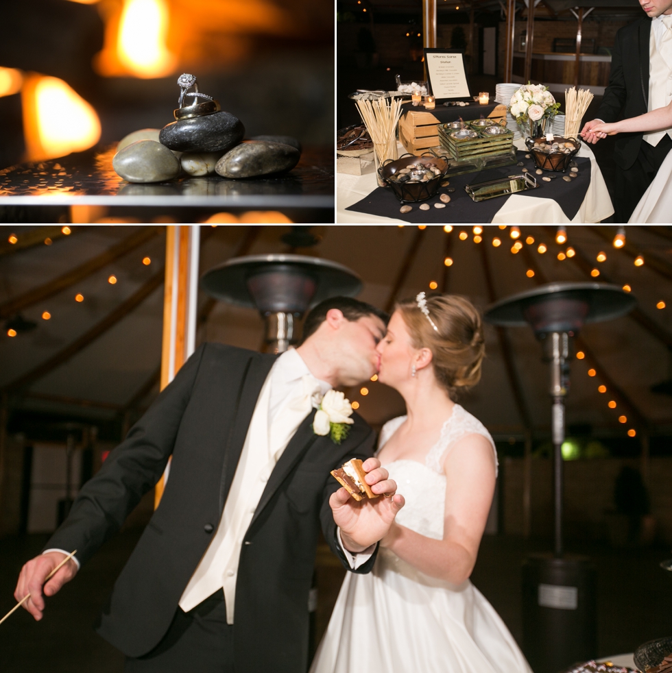 Tidewater Inn Wedding Photography - Smore Bar