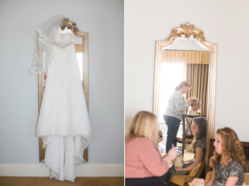 Tidewater Inn winter wedding - Casablanca Bridal