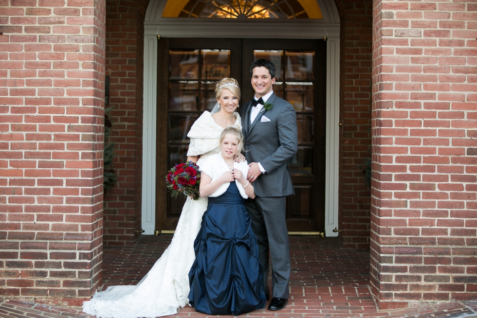 Tidewater Inn winter wedding Photographer - Monteray Farms Floral design