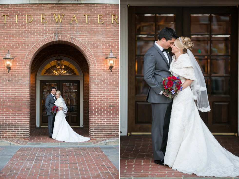 Tidewater Inn winter wedding Photographer - Monteray Farms Floral design